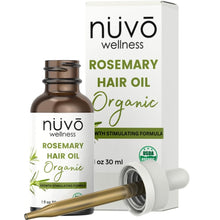 Load image into Gallery viewer, Rosemary Oil for Hair Growth Organic - Organic Moroccan Rosemary Oil Blended with Organic Jojoba Oil - Great for Moisturizing for Split Ends - Moisturize Dry Scalp - 30 mL
